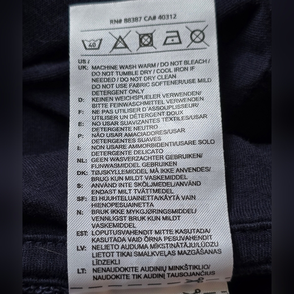 Adidas Navy Blue Hoodie Size Small - Picture 9 of 10